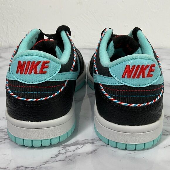 Nike Dunk Low Barber Shop SE GS 4.5Y 6W DN3351-001 - Picture 6 of 9